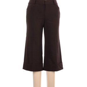 Tahari Cuffed Dress Pants Brown Size 6 Item #35